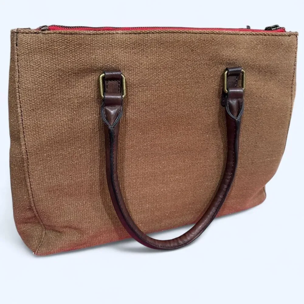 Ariat Southwestern Woven Tote Computer Bag with Leather Trim